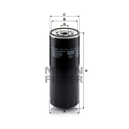 Filtre à huile MANN-FILTER