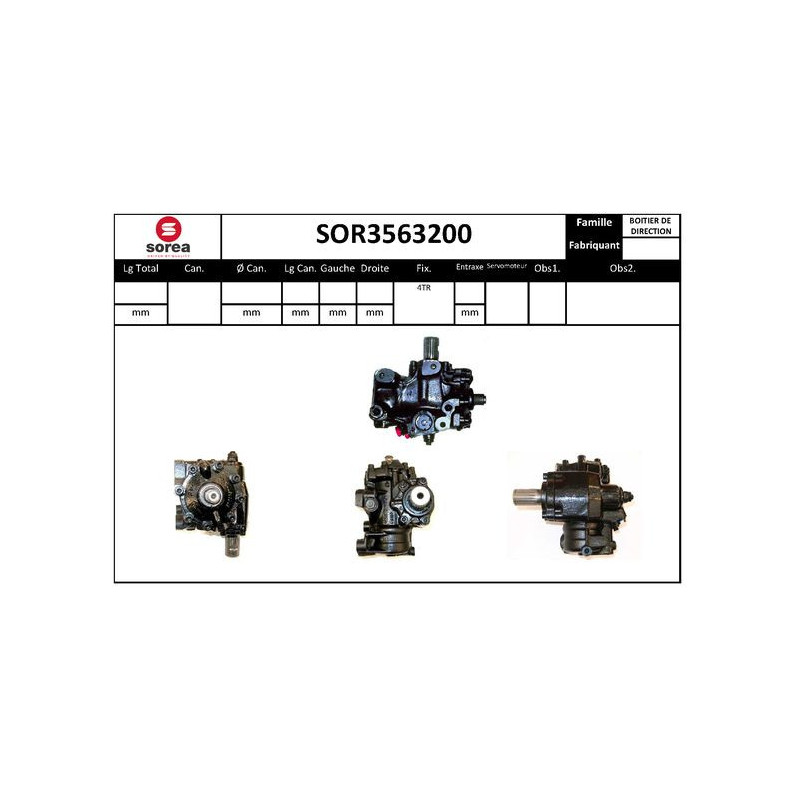 Crémaillère de direction EAI