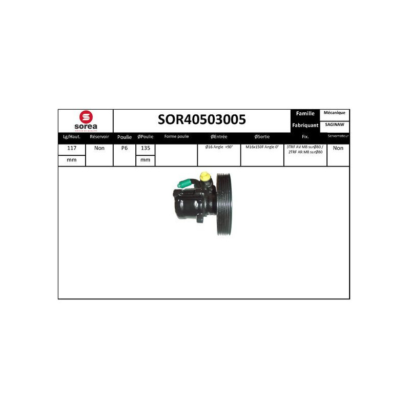 Pompe hydraulique (direction) EAI