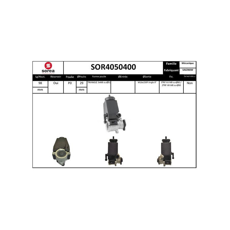 Pompe hydraulique (direction) EAI