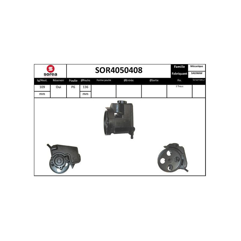 Pompe hydraulique (direction) EAI