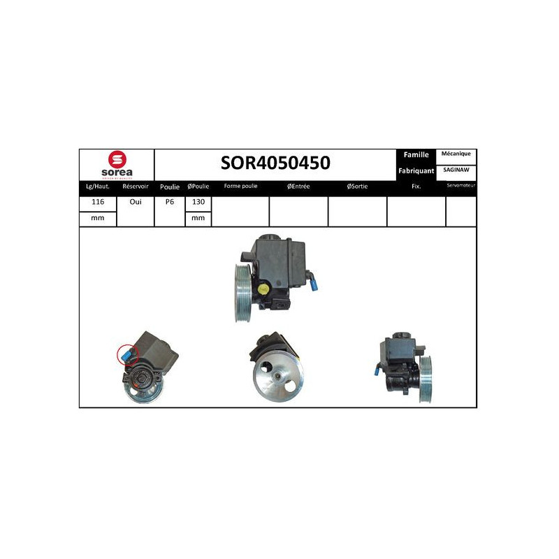 Pompe hydraulique (direction) EAI