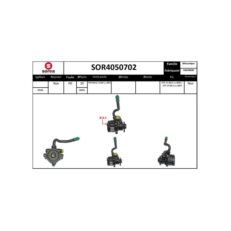 Pompe hydraulique (direction) EAI