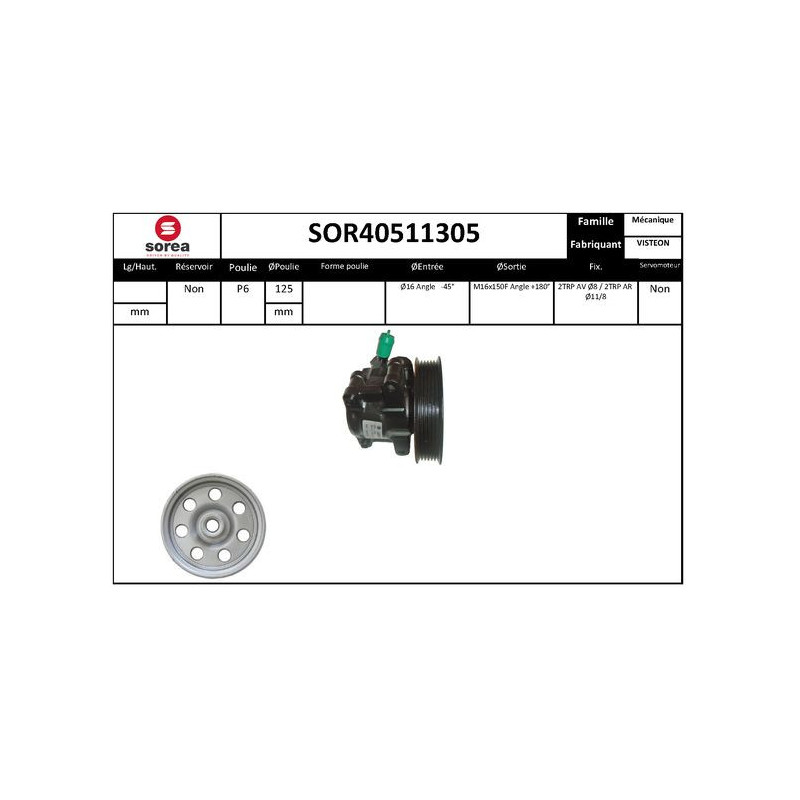 Pompe hydraulique (direction) EAI