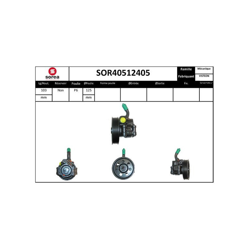 Pompe hydraulique (direction) EAI