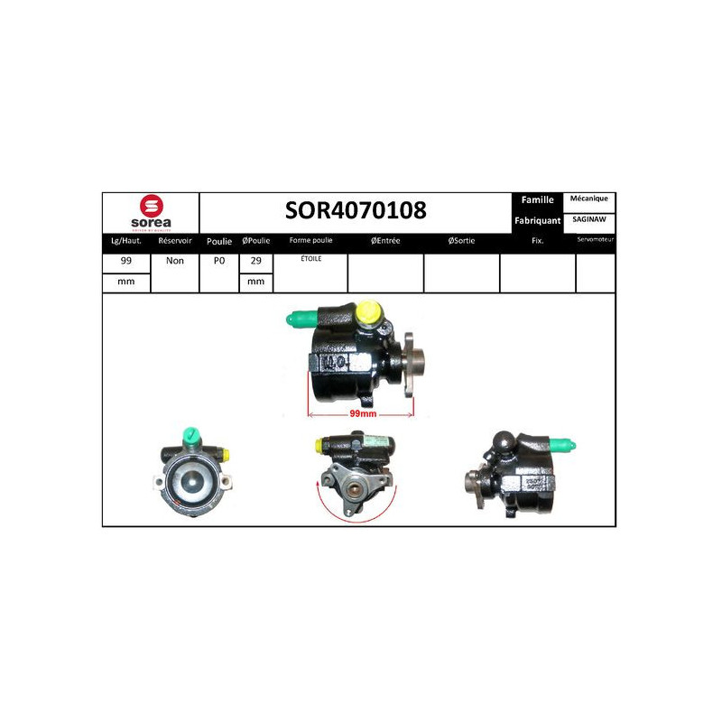 Pompe hydraulique (direction) EAI