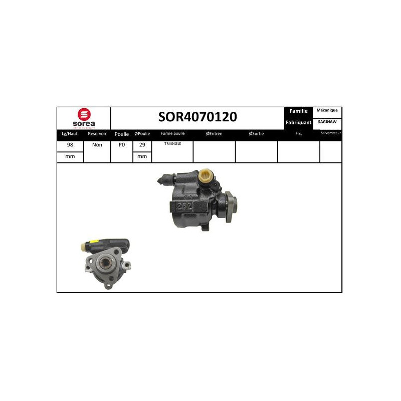 Pompe hydraulique (direction) EAI