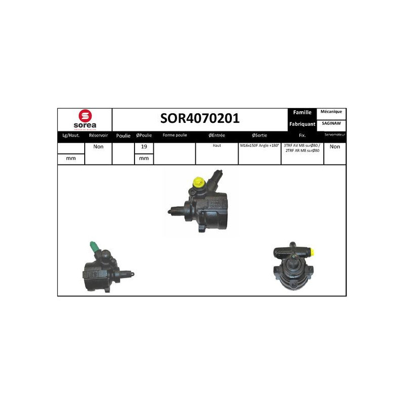 Pompe hydraulique (direction) EAI