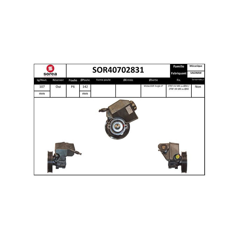 Pompe hydraulique (direction) EAI