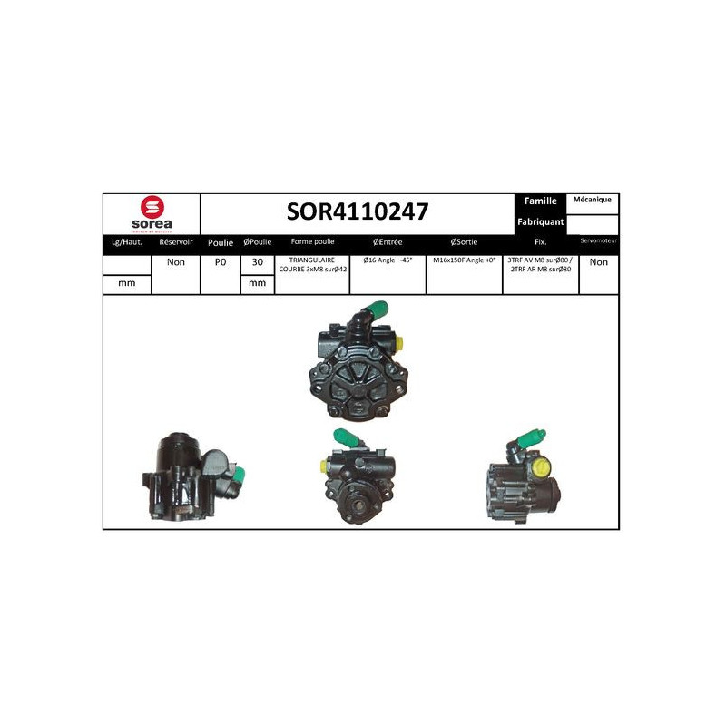 Pompe hydraulique (direction) EAI