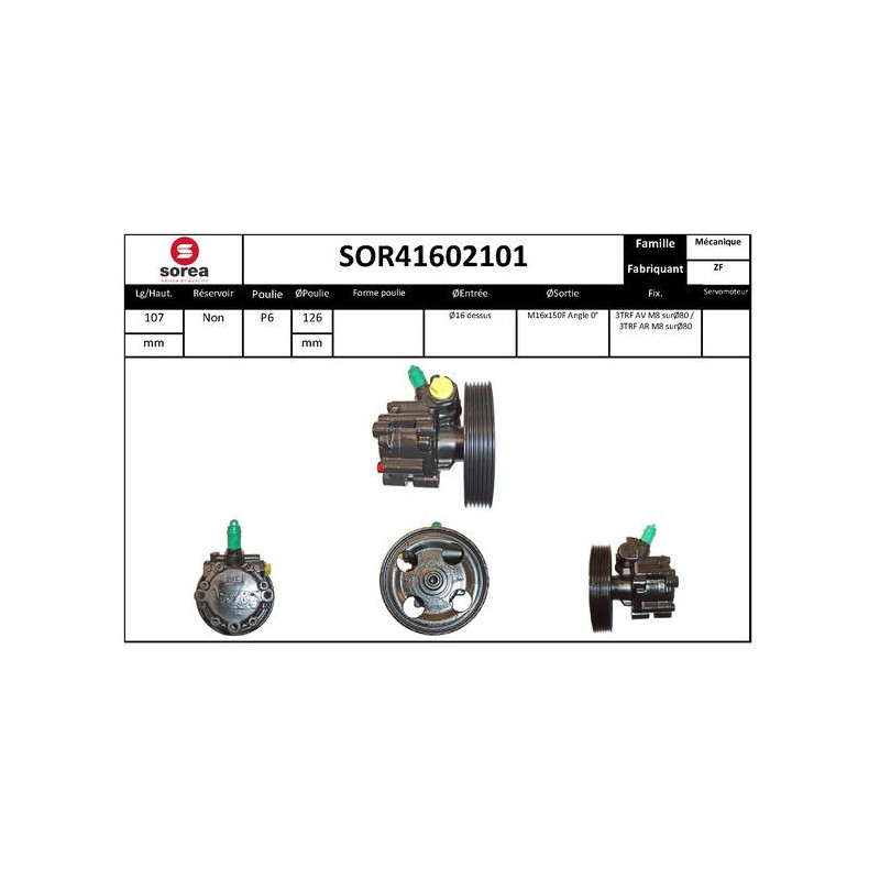 Pompe hydraulique (direction) EAI