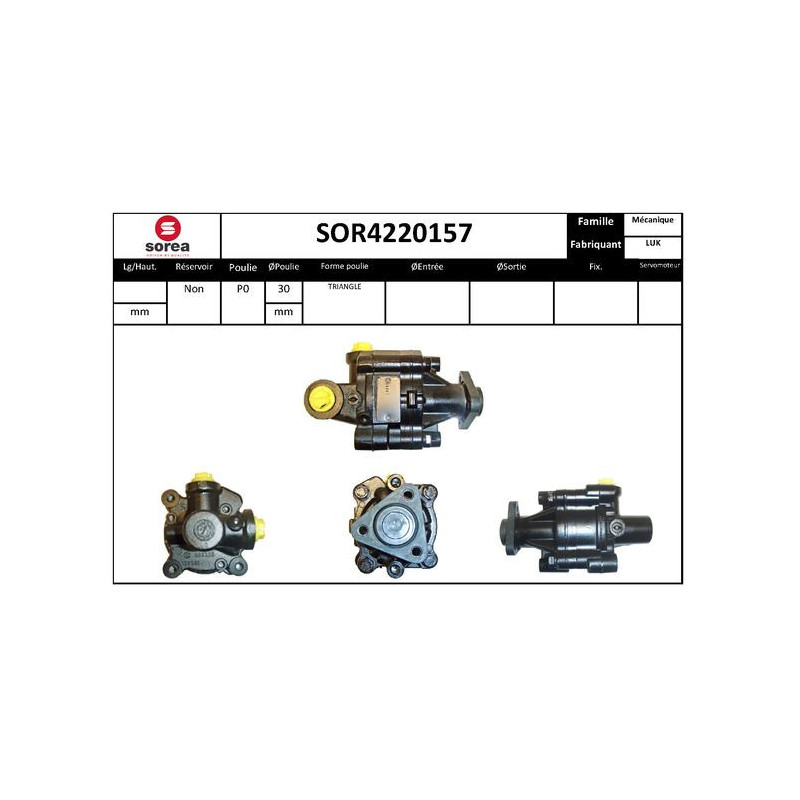 Pompe hydraulique (direction) EAI