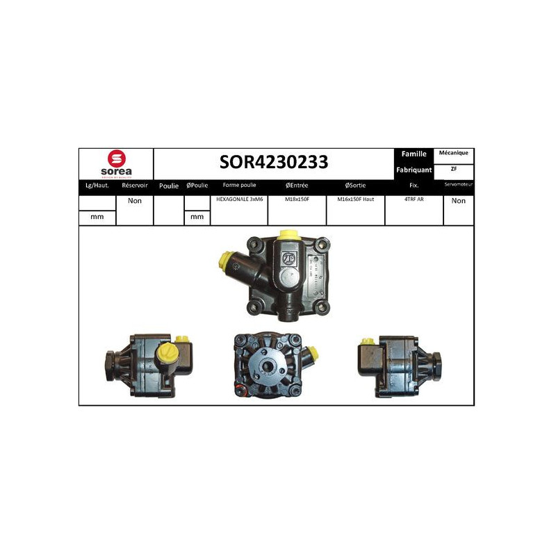 Pompe hydraulique (direction) EAI