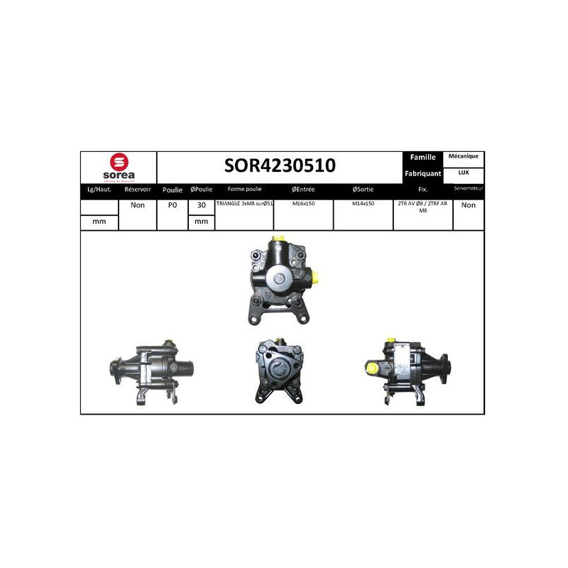 Pompe hydraulique (direction) EAI