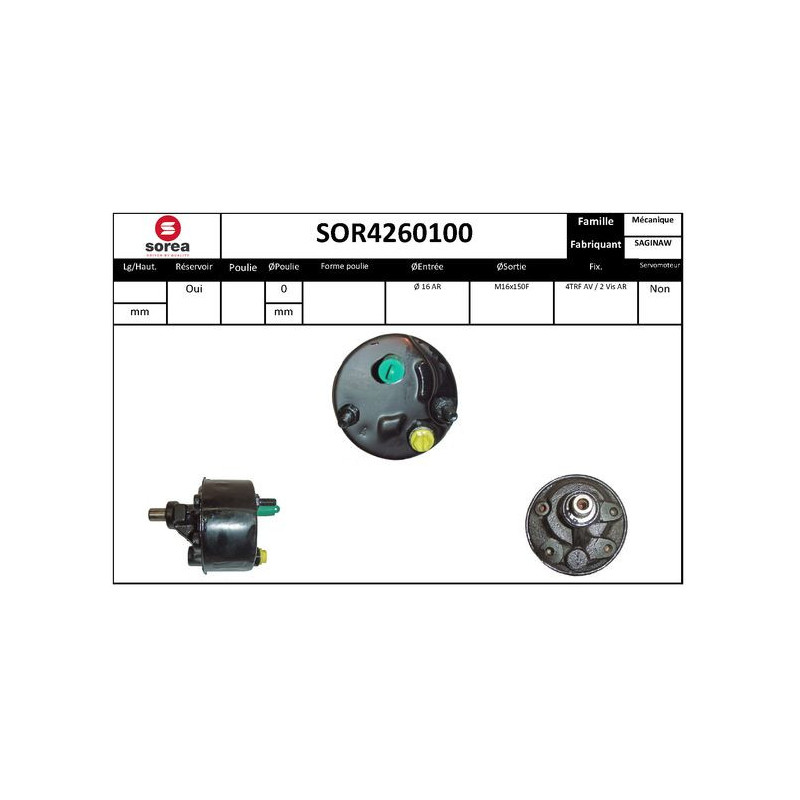 Pompe hydraulique (direction) EAI
