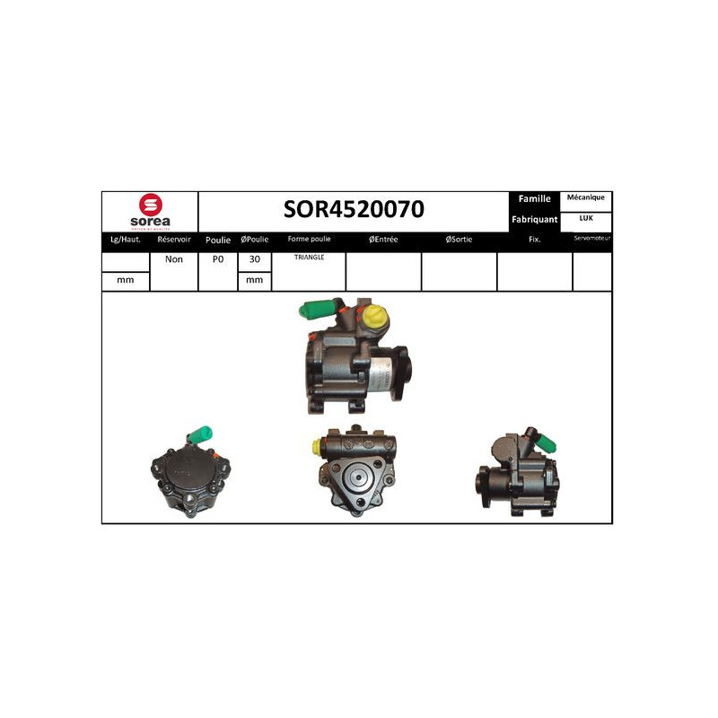 Pompe hydraulique (direction) EAI