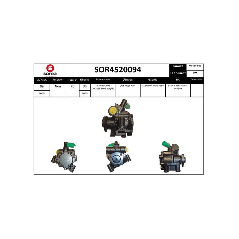 Pompe hydraulique (direction) EAI