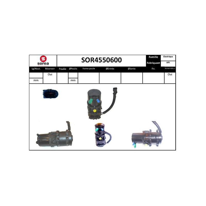 Pompe hydraulique (direction) EAI