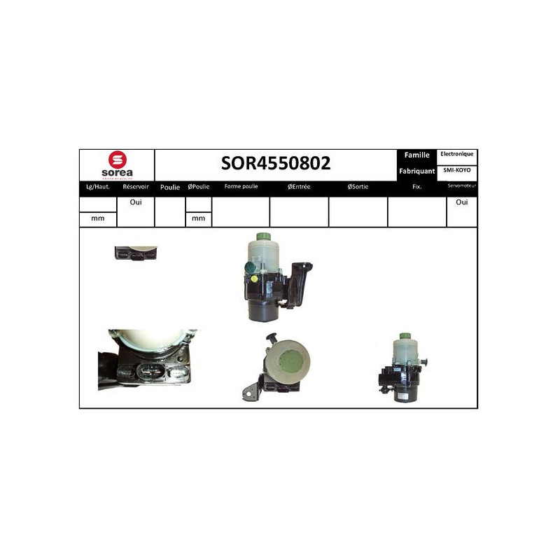 Pompe hydraulique (direction) EAI