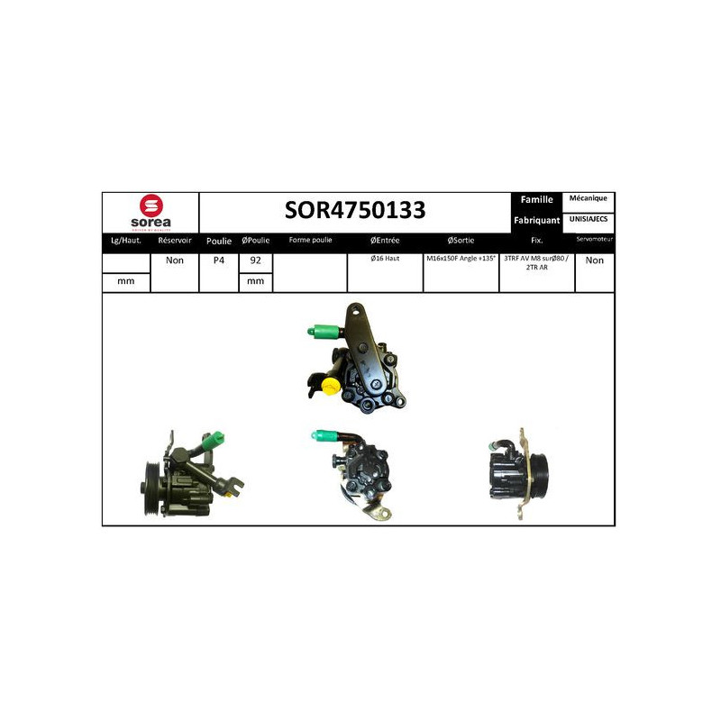 Pompe hydraulique (direction) EAI