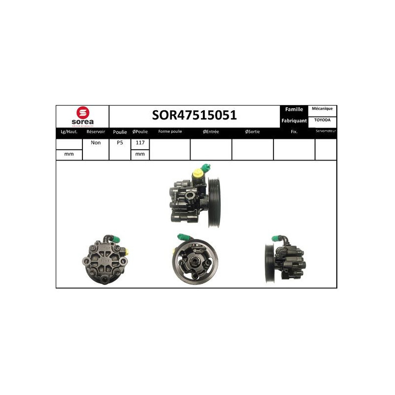 Pompe hydraulique (direction) EAI