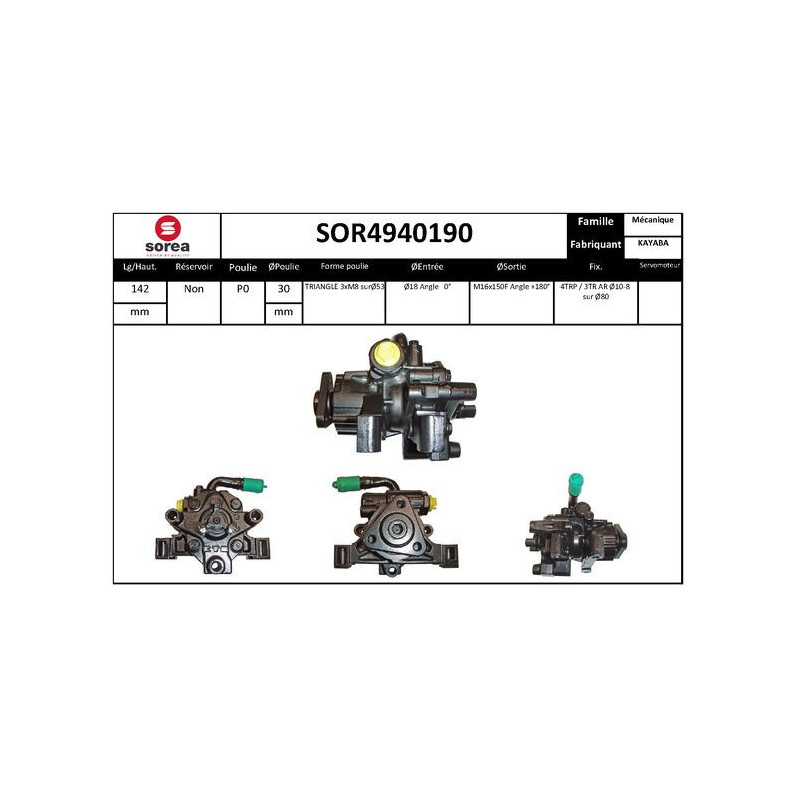 Pompe hydraulique (direction) EAI