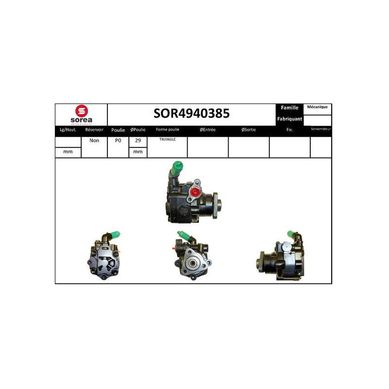 Pompe hydraulique (direction) EAI