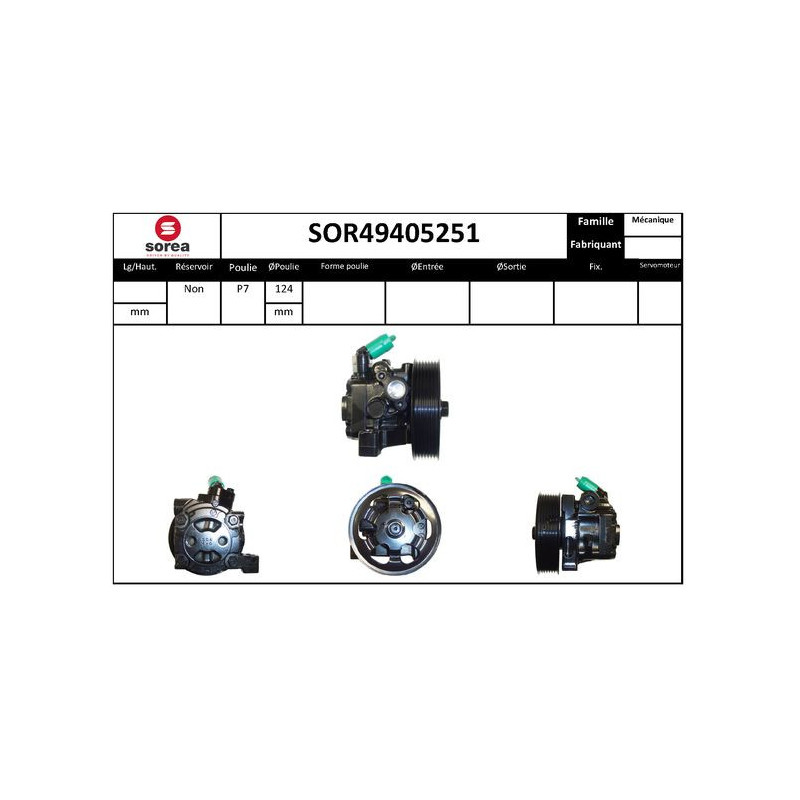 Pompe hydraulique (direction) EAI