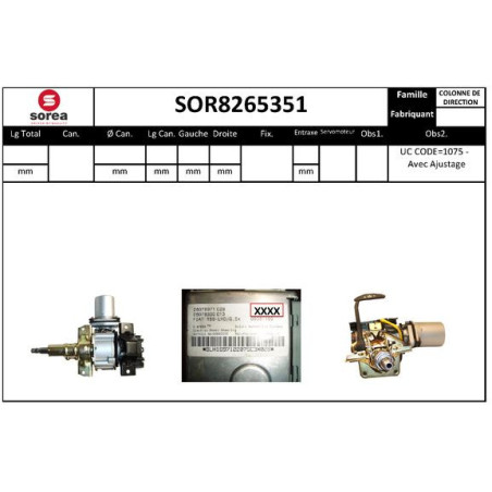 Colonne de direction EAI