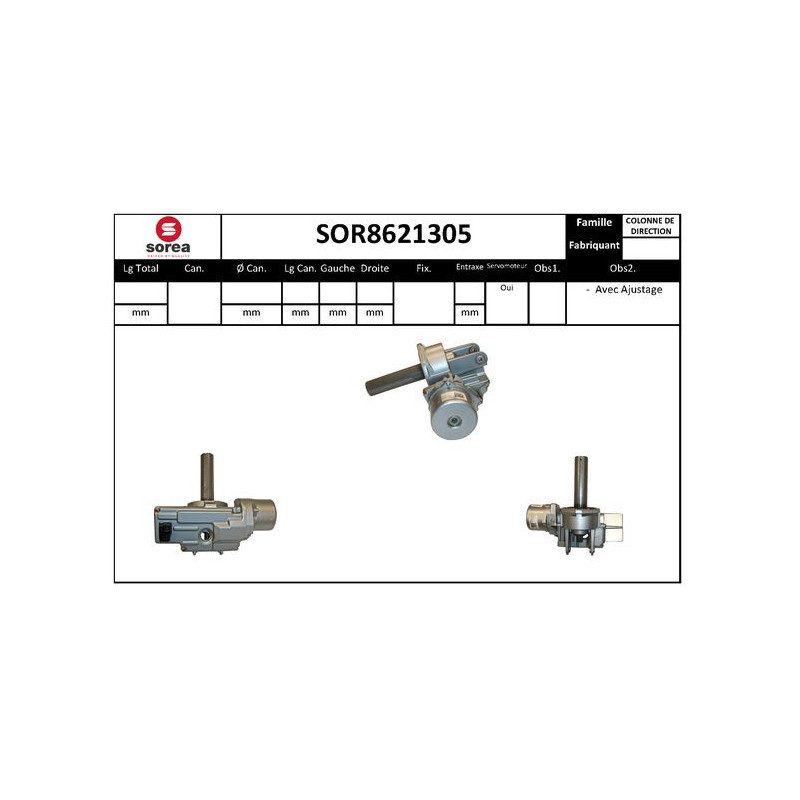 Colonne de direction EAI