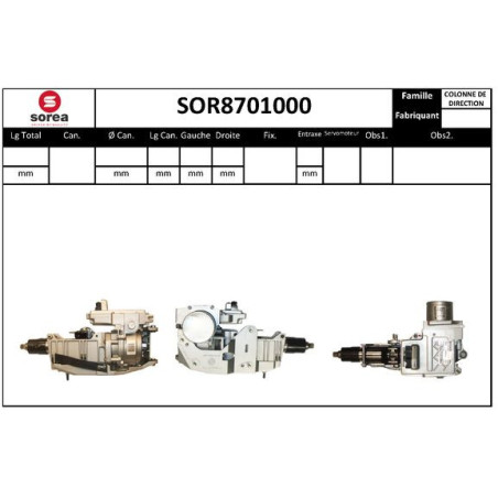 Colonne de direction EAI