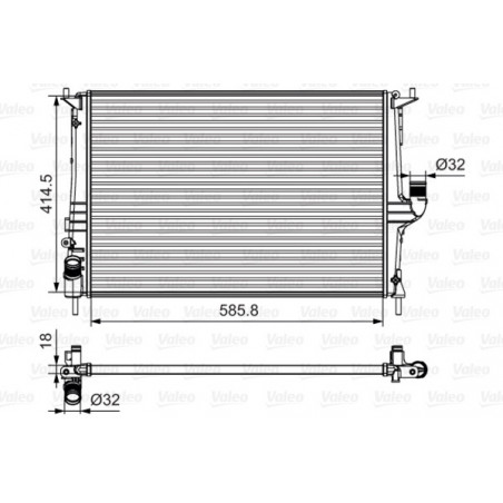 Radiateur VALEO