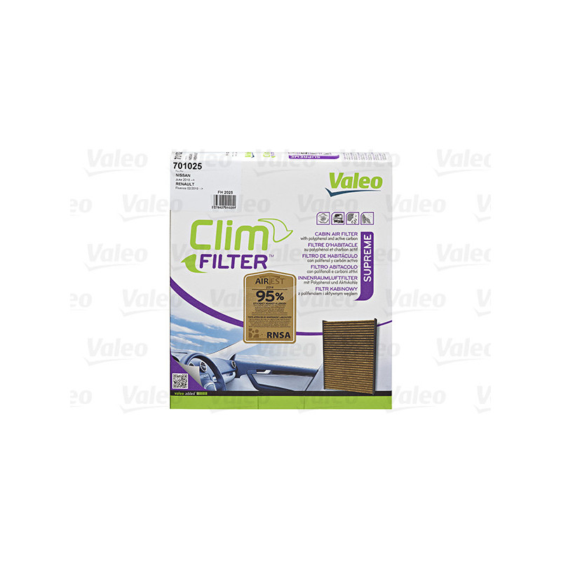 Filtre d'habitacle VALEO