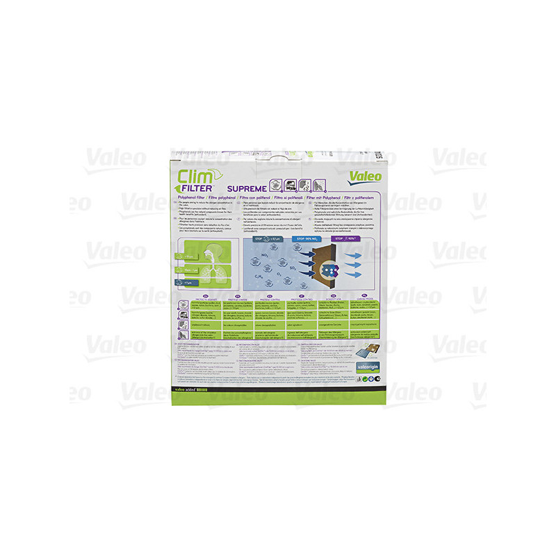 Filtre d'habitacle VALEO