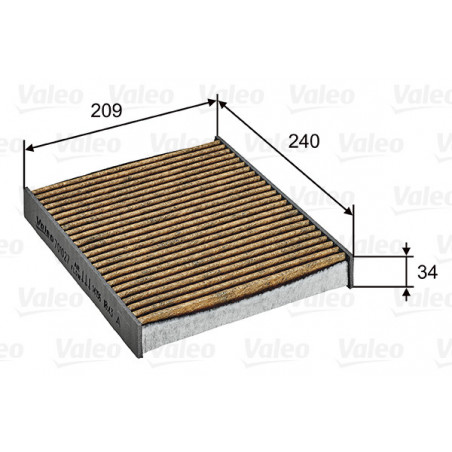 Filtre d'habitacle VALEO