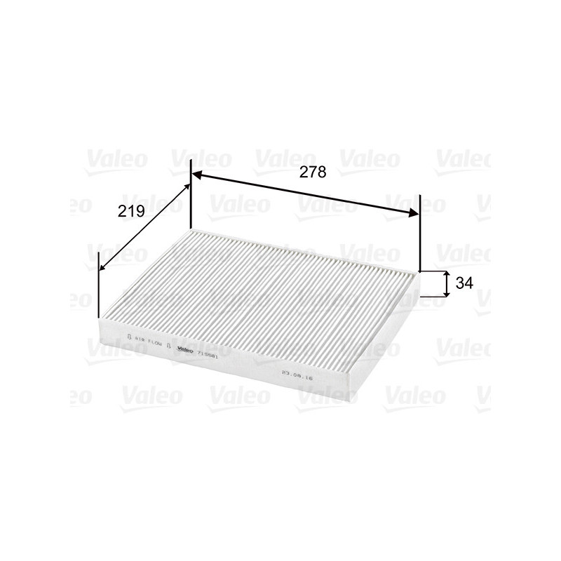 Filtre d'habitacle VALEO