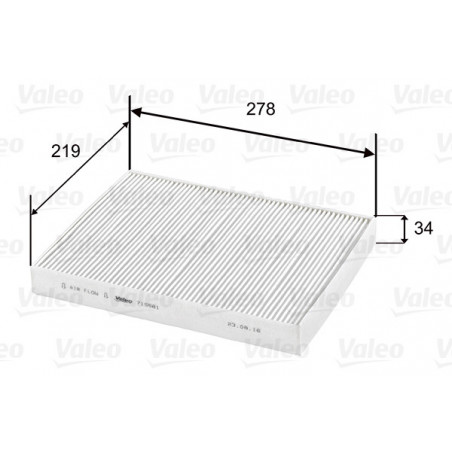 Filtre d'habitacle VALEO
