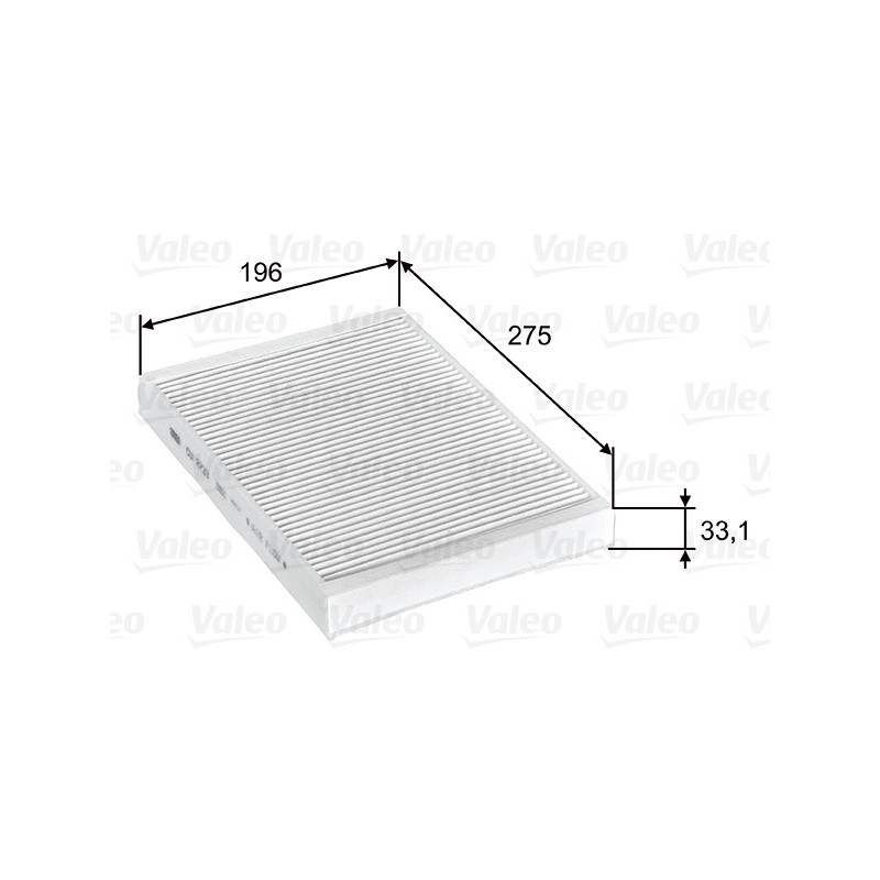 Filtre d'habitacle VALEO