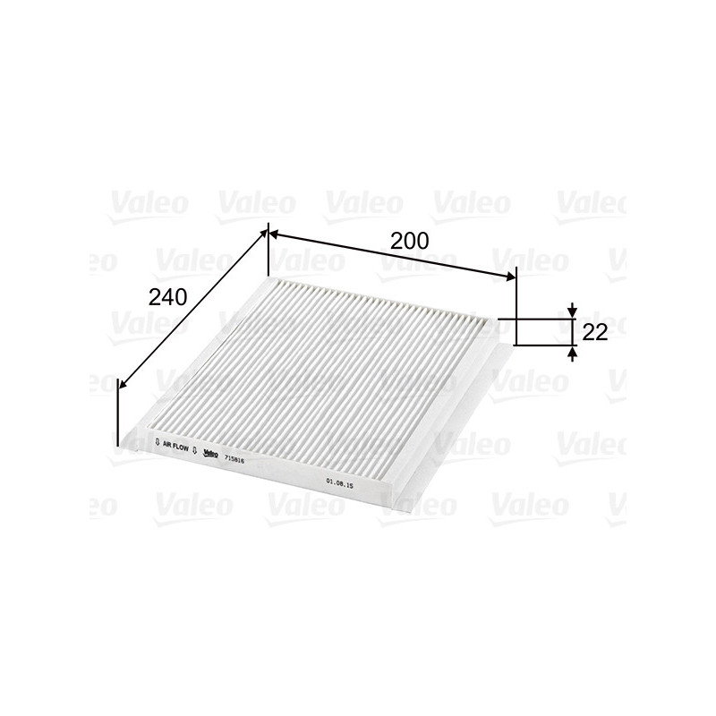 Filtre d'habitacle VALEO