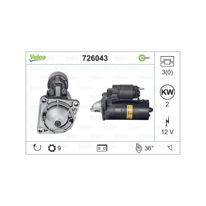 Démarreur VALEO