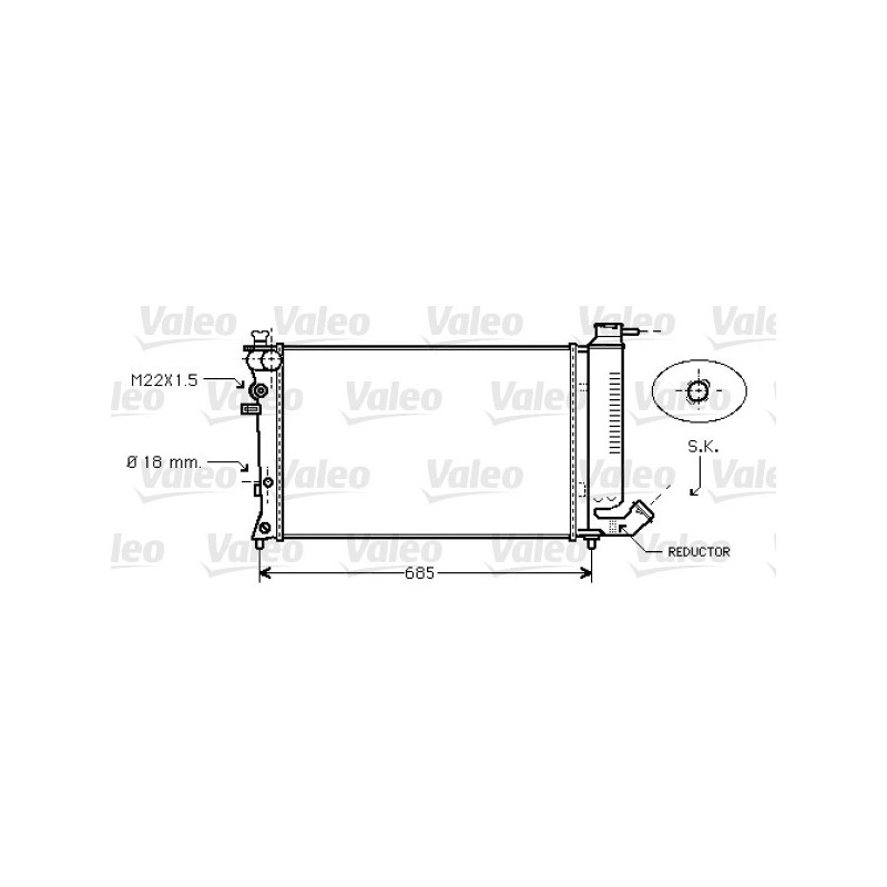 Radiateur VALEO