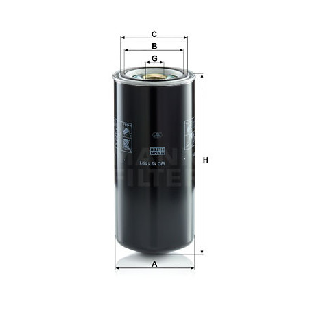 Filtre à huile MANN-FILTER