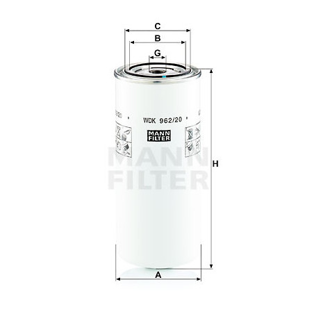 Filtre à carburant MANN-FILTER