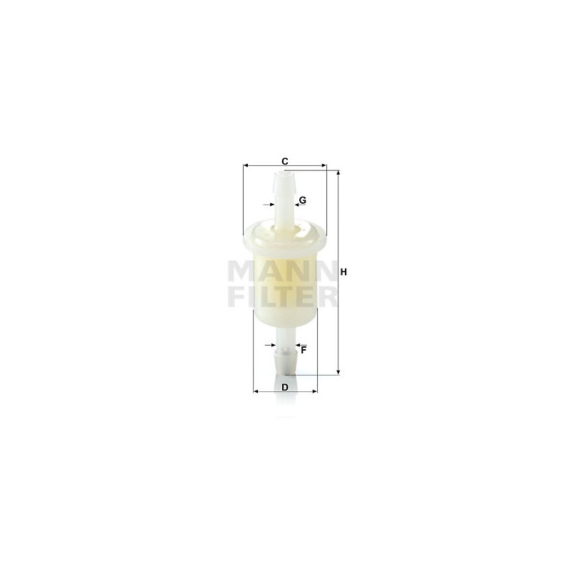 Filtre à carburant MANN-FILTER