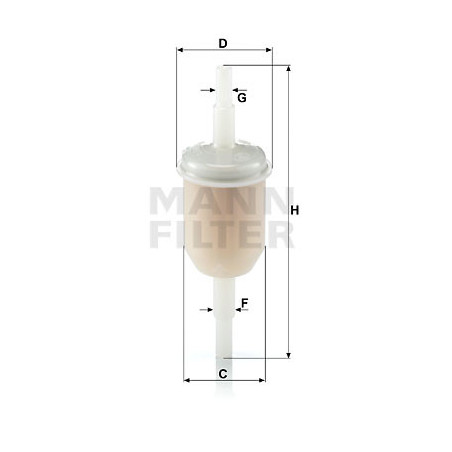 Filtre à carburant MANN-FILTER