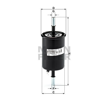 Filtre à carburant MANN-FILTER