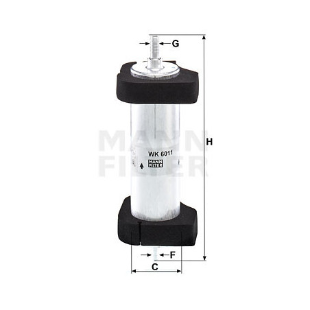 Filtre à carburant MANN-FILTER