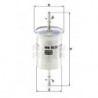 Filtre à carburant MANN-FILTER