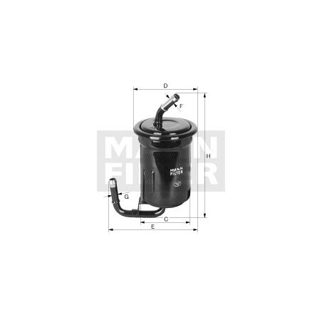 Filtre à carburant MANN-FILTER
