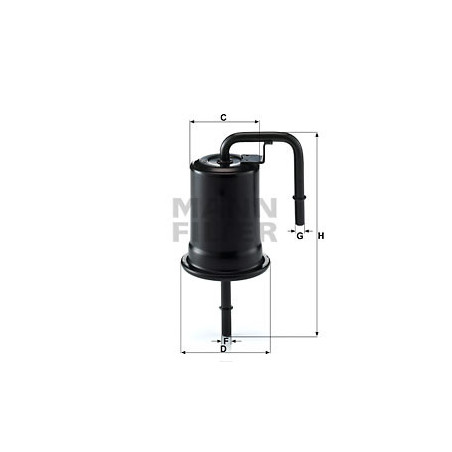 Filtre à carburant MANN-FILTER